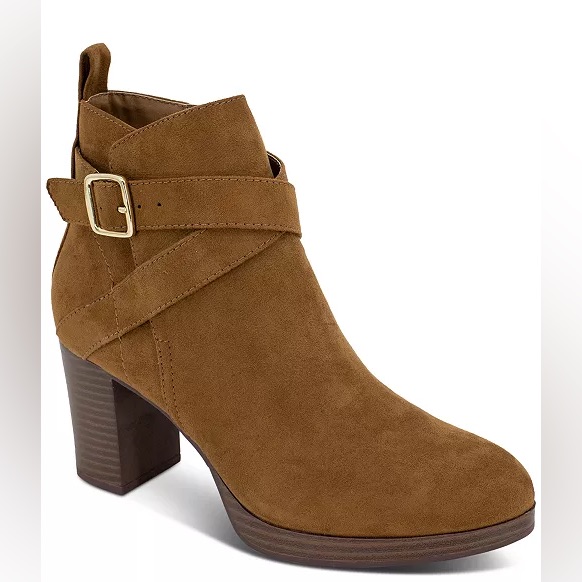 Style & Co Zaharaa Buckled Dress Booties